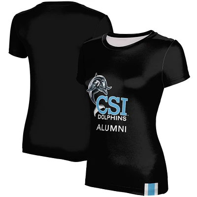 Women's Black CUNY College of Staten Island Alumni T-Shirt