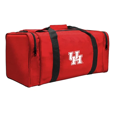 Red Houston Cougars Gear Pack Square Duffel Bag
