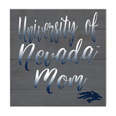Nevada Wolf Pack 10'' x 10'' Mom Plaque