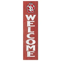 South Dakota Coyotes 12'' x 48'' Welcome Leaner