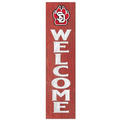 South Dakota Coyotes 12'' x 48'' Welcome Leaner