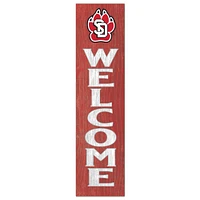 South Dakota Coyotes 12'' x 48'' Welcome Leaner