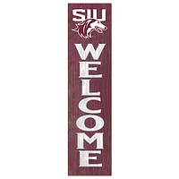 Southern Illinois Salukis 12'' x 48'' Welcome Leaner