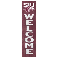 Southern Illinois Salukis 12'' x 48'' Welcome Leaner