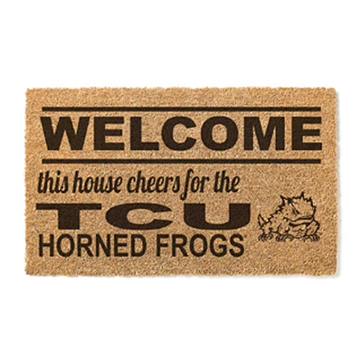TCU Horned Frogs 18" x 30" Welcome Doormat