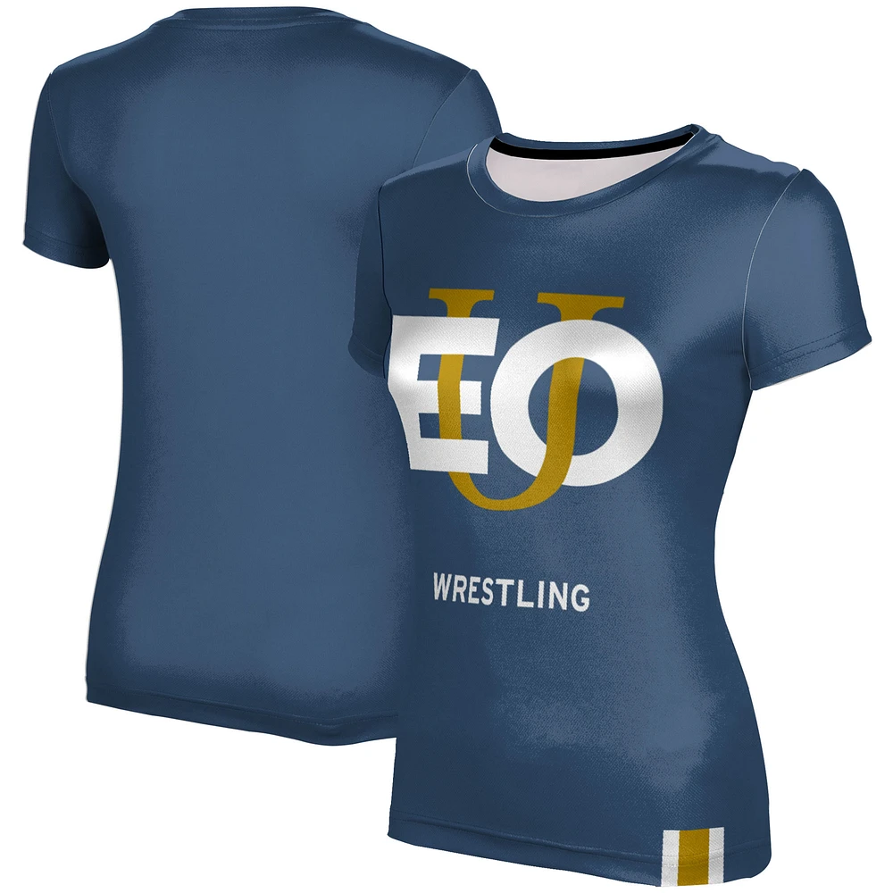 Women's Blue Eastern Oregon Mountaineers Wrestling T-Shirt