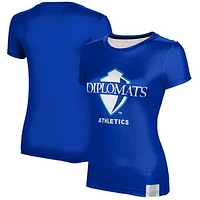Women's Blue Franklin & Marshall Diplomats Athletics T-Shirt