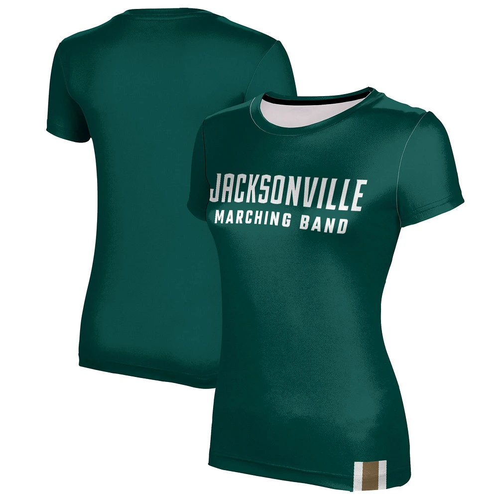 Women's Green JU Dolphins Band T-Shirt
