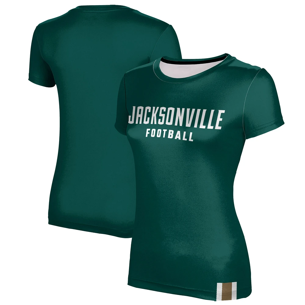 Women's Green JU Dolphins Football T-Shirt