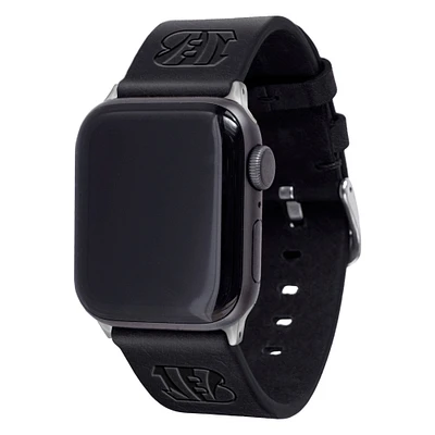 Cincinnati Bengals Leather Apple Watch Band