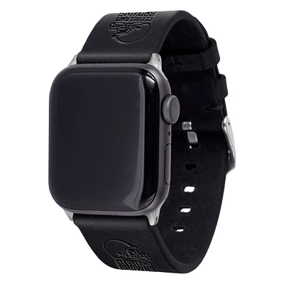 Cleveland Browns Leather Apple Watch Band