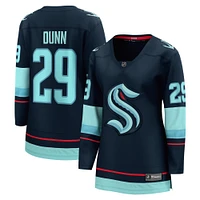 Women's Fanatics Vince Dunn Deep Sea Blue Seattle Kraken Home Breakaway Player Jersey