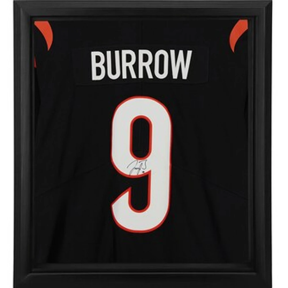 Joe Burrow Cincinnati Bengals Autographed Framed Nike Vapor Limited Jersey Shadowbox