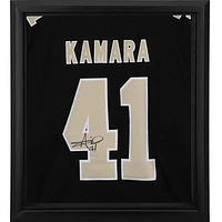 Alvin Kamara New Orleans Saints Autographed Framed Black Nike Limited Jersey Shadowbox