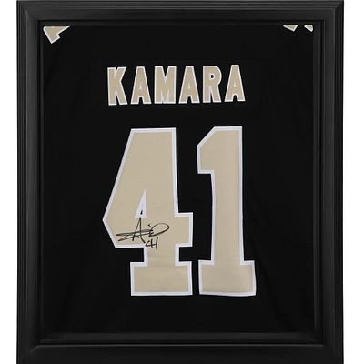 Alvin Kamara New Orleans Saints Autographed Framed Black Nike Limited Jersey Shadowbox
