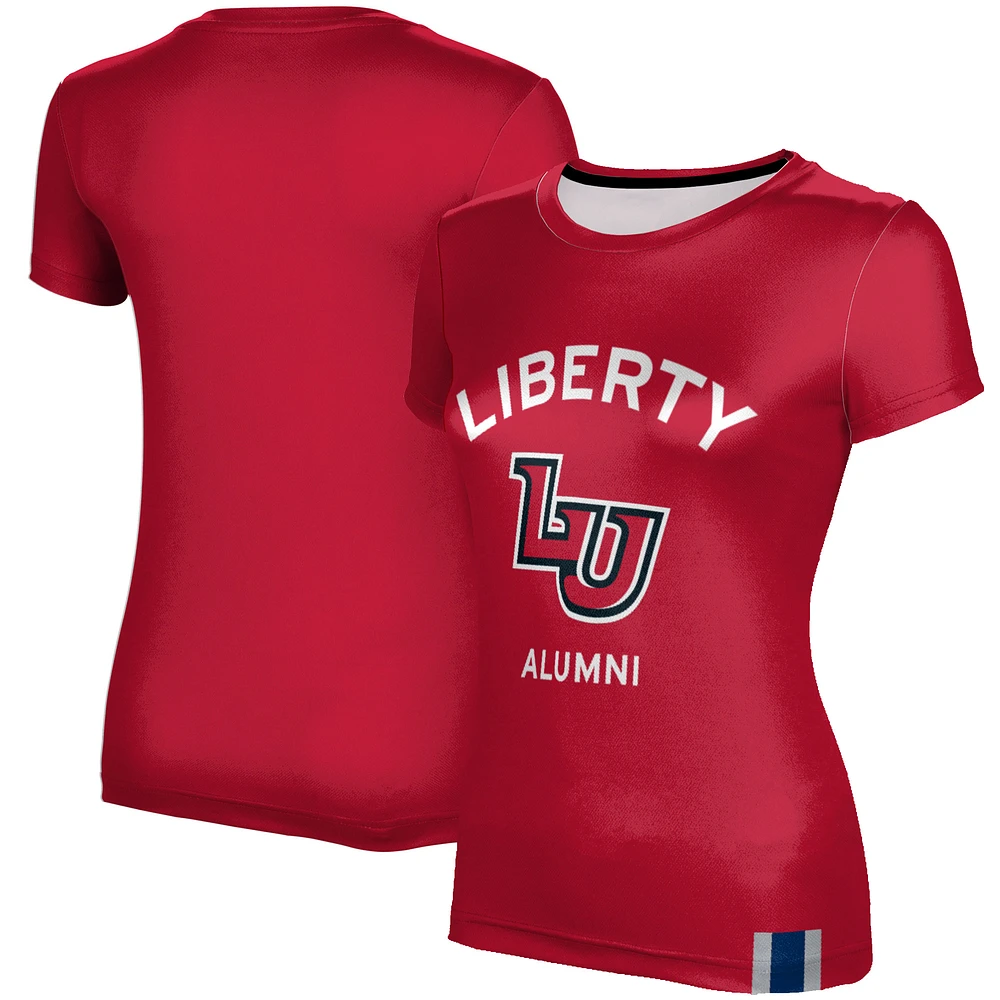 Women's Red Liberty Flames Alumni T-Shirt
