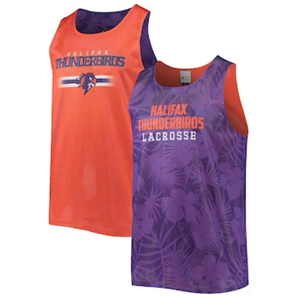 Men's FOCO Purple/Orange Halifax Thunderbirds Reversible Mesh Tank Top