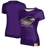 Women's Purple Montevallo Falcons Track & Field T-Shirt