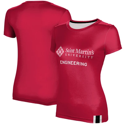 Women's Red Saint Martin's Saints Engineering T-Shirt