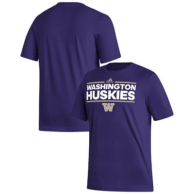 Men's adidas Purple Washington Huskies Dassler Fresh T-Shirt