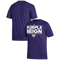 Men's adidas Purple Washington Huskies Local Dassler Fresh T-Shirt