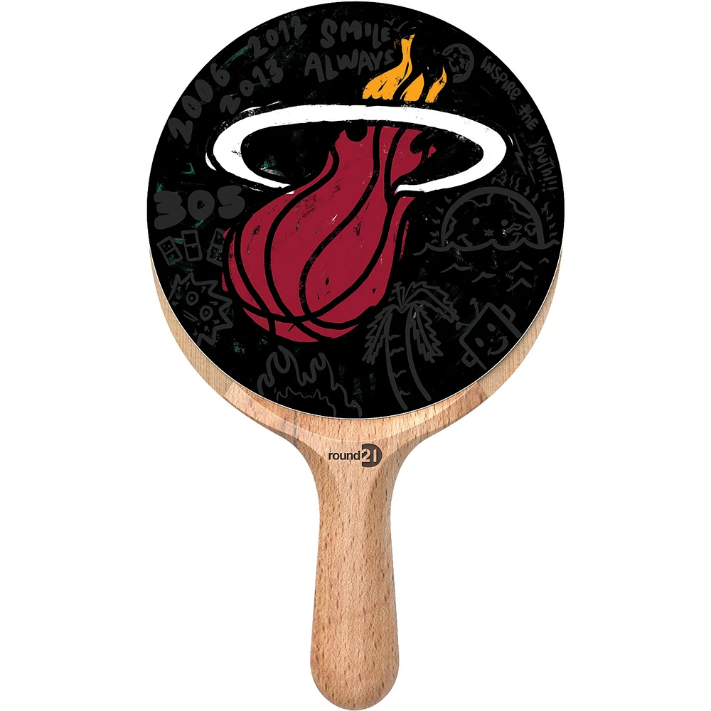 round21 Miami Heat Table Tennis Paddle