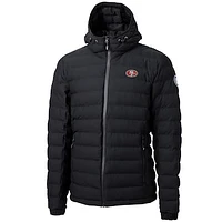 Men's Cutter & Buck Black San Francisco 49ers Mission Ridge Repreve Full-Zip Puffer Jacket
