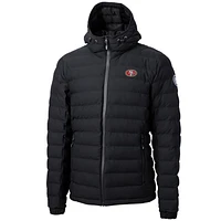 Men's Cutter & Buck Black San Francisco 49ers Mission Ridge Repreve Full-Zip Puffer Jacket