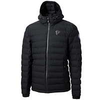 Men's Cutter & Buck Black Atlanta Falcons Mission Ridge Repreve Full-Zip Puffer Jacket