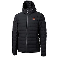 Men's Cutter & Buck Black Cincinnati Bengals Mission Ridge Repreve Full-Zip Puffer Jacket