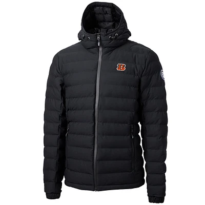 Men's Cutter & Buck Black Cincinnati Bengals Mission Ridge Repreve Full-Zip Puffer Jacket