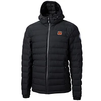 Men's Cutter & Buck Black Cincinnati Bengals Mission Ridge Repreve Full-Zip Puffer Jacket