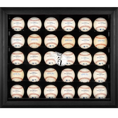 Cleveland Guardians Framed Logo 30-Ball Display Case
