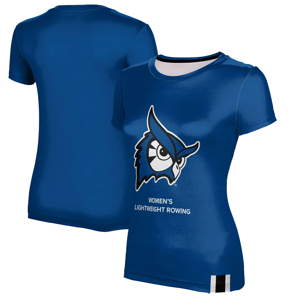Women's Blue Westfield State Owls Lightweight Rowing T-Shirt