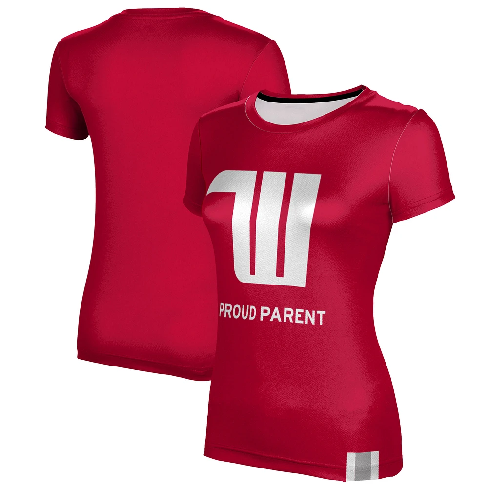 Women's Red Wittenberg University Tigers Proud Parent T-Shirt