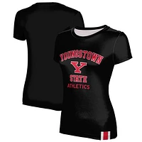 Women's Black Youngstown State Penguins Athletics T-Shirt
