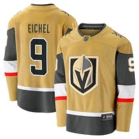 Men's Fanatics Jack Eichel Gold Vegas Golden Knights Alternate Premier Breakaway Player Jersey