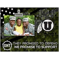 Utah Utes 10'' x 10'' Operation Hat Trick Clip Frame