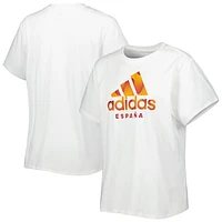 Women's adidas White Spain National Team DNA T-Shirt