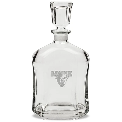 Maine Black Bears 23.75oz. Crystal Whiskey Decanter