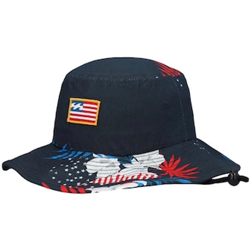 Men's Billabong Navy Big John July Print Bucket Hat