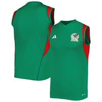 Men's adidas Green Mexico National Team Sleeveless Training Jersey