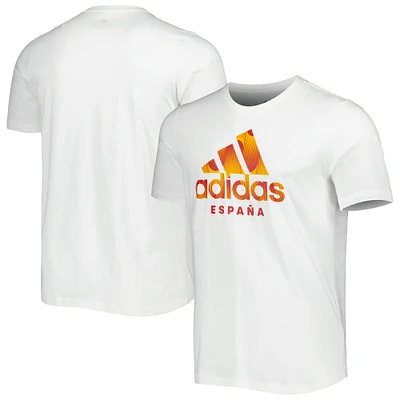 Men's adidas White Spain National Team DNA Graphic T-Shirt