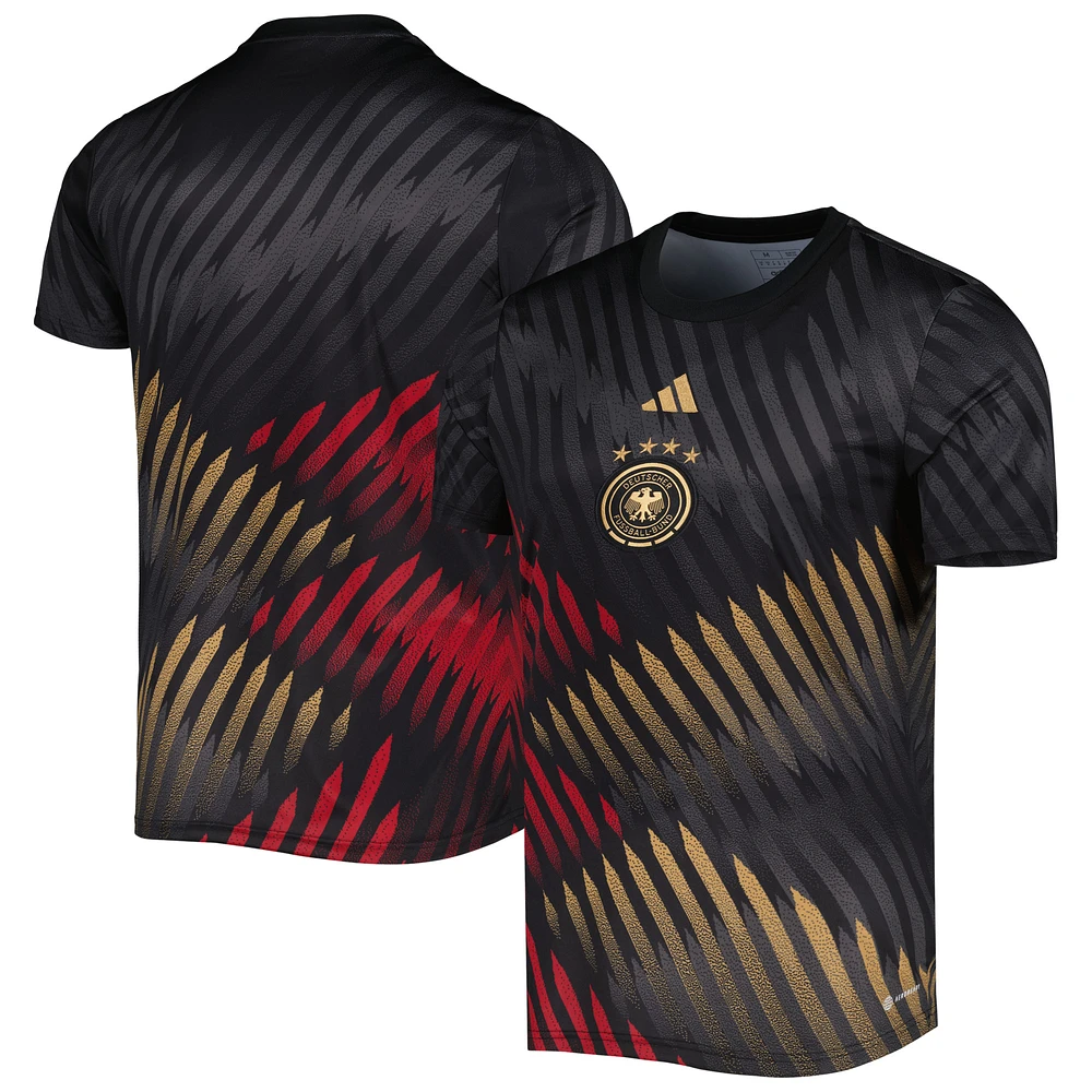 Men's adidas Black Germany National Team 2022 AEROREADY Pre-Match Top