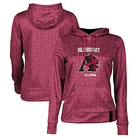 Women's Red Albright Lions Alumni Pullover Hoodie
