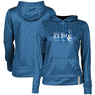 Women's Royal Central Connecticut State Blue Devils Cheerleading Pullover Hoodie