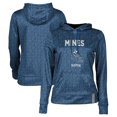 Women's Blue Colorado School of Mines Orediggers Sister Pullover Hoodie