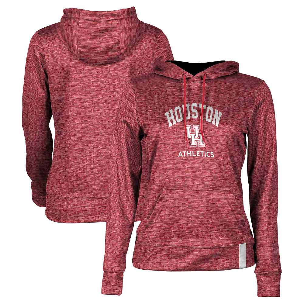 Women's Red Houston Cougars Athletics Pullover Hoodie