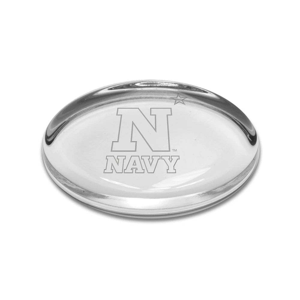 Navy Midshipmen Oval Paperweight