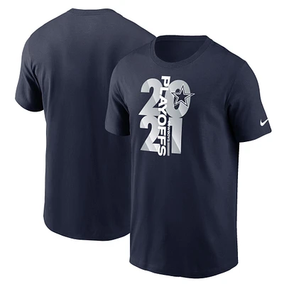 Men's Nike Navy Dallas Cowboys 2021 NFL Playoffs Bound T-Shirt